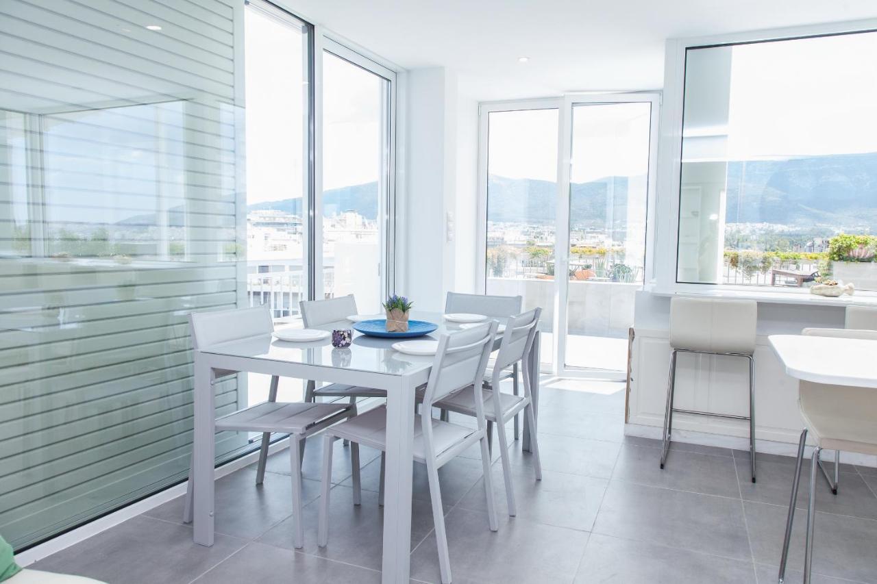 Gorgeous Penthouse With Private Jacuzzi And Amazing View! Apartment Athens Luaran gambar