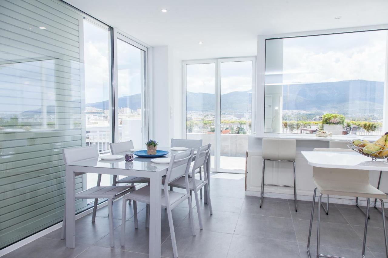 Gorgeous Penthouse With Private Jacuzzi And Amazing View! Apartment Athens Luaran gambar