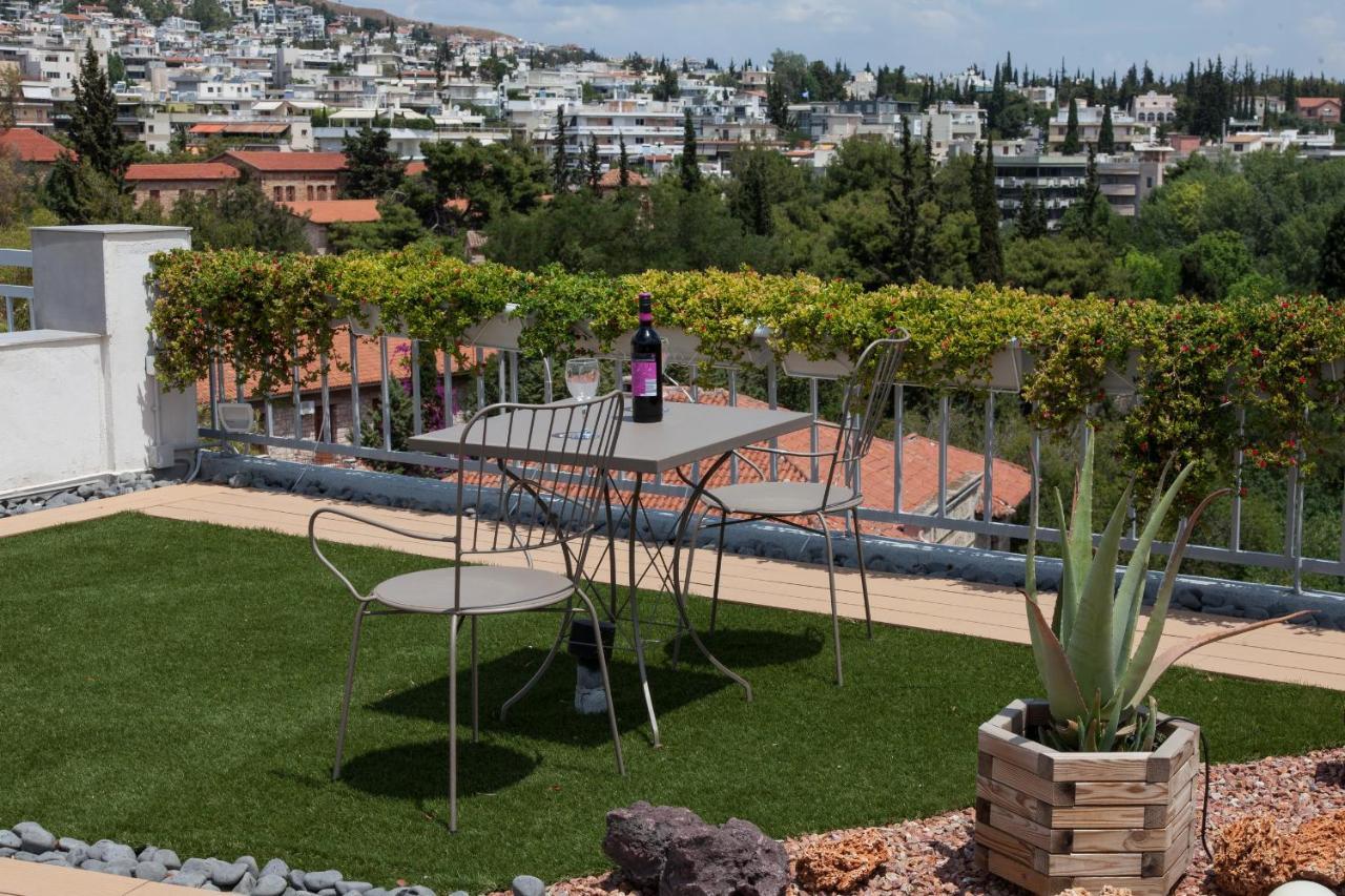 Gorgeous Penthouse With Private Jacuzzi And Amazing View! Apartment Athens Luaran gambar