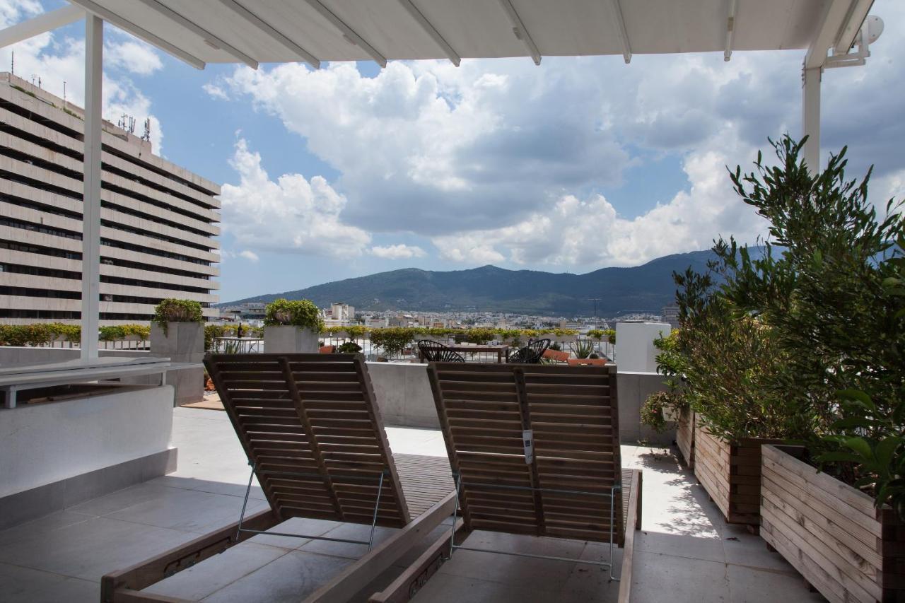 Gorgeous Penthouse With Private Jacuzzi And Amazing View! Apartment Athens Luaran gambar