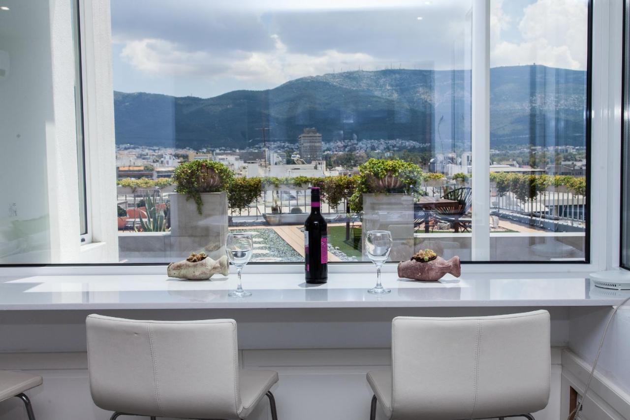 Gorgeous Penthouse With Private Jacuzzi And Amazing View! Apartment Athens Luaran gambar