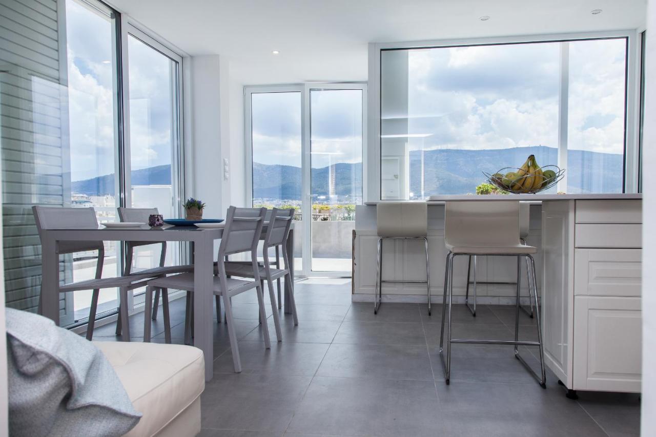 Gorgeous Penthouse With Private Jacuzzi And Amazing View! Apartment Athens Luaran gambar